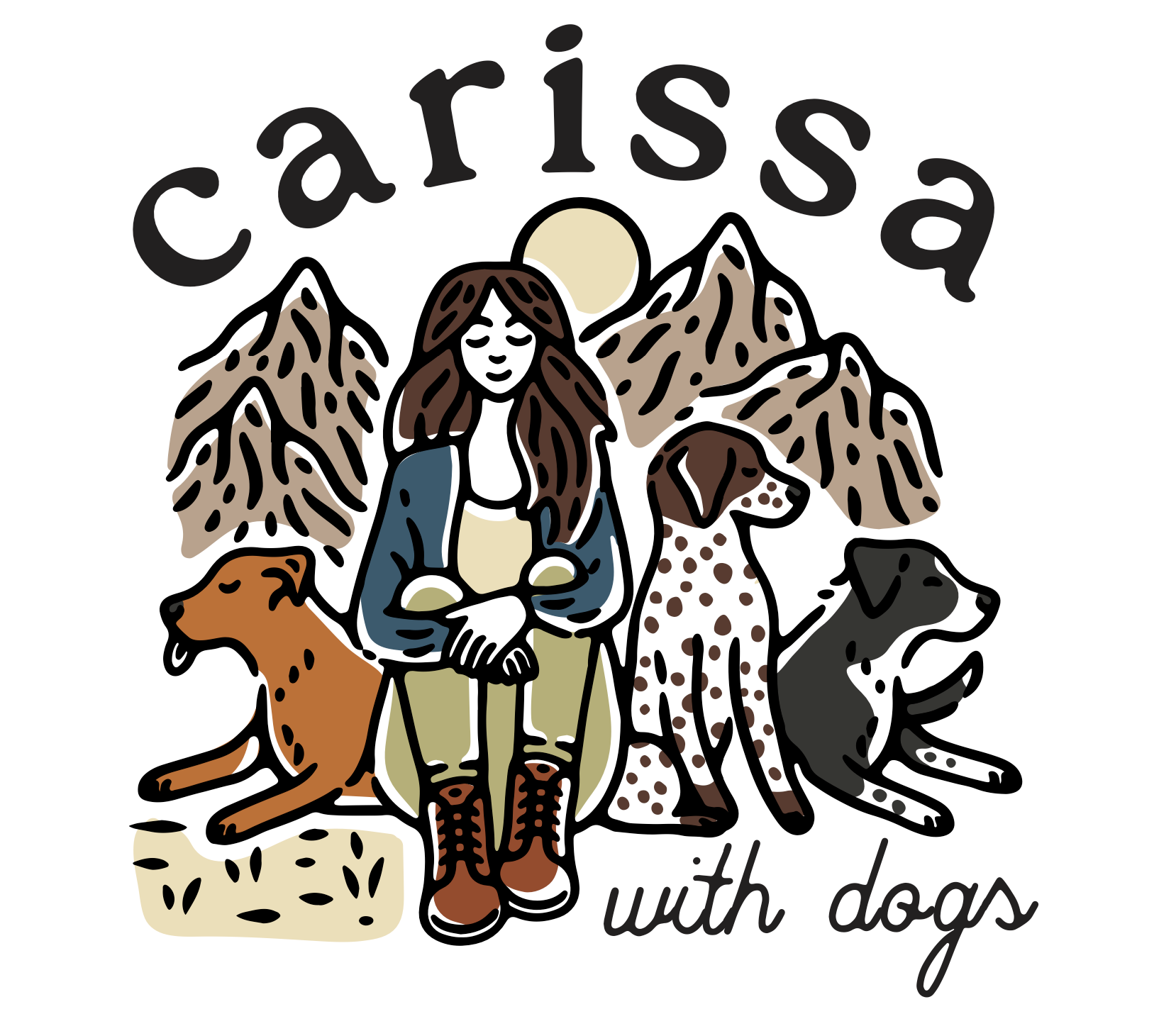 Carissa With Dogs Logo